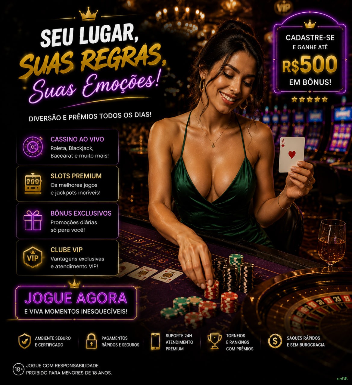 Categorias de Jogos - Slots, Mesa, Ao Vivo, Jackpots